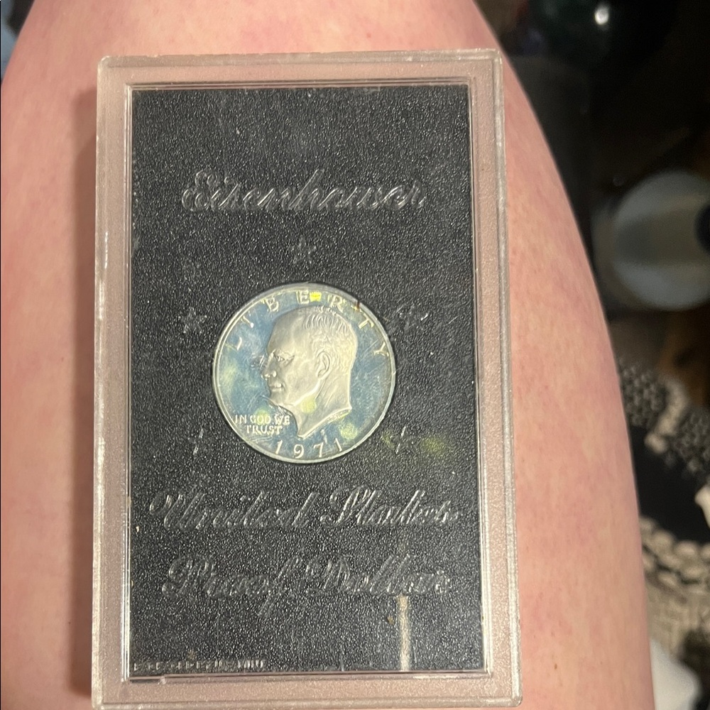 1971 Eisenhower Silver Dollar Coin